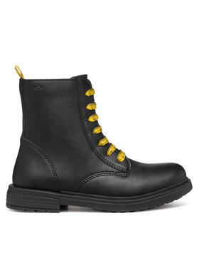 Geox Schnürstiefeletten Geox Eclair J049QD 0003W C0054 M Schwarz