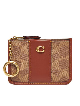 Coach Pouzdro na kreditní karty Coach CI185 B4XHG Hnědá