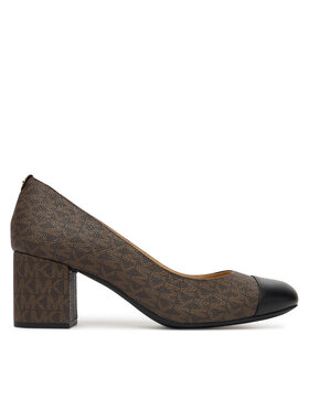 MICHAEL Michael Kors Lodičky MICHAEL Michael Kors Perla Flex 40T5PLMP1B Hnedá