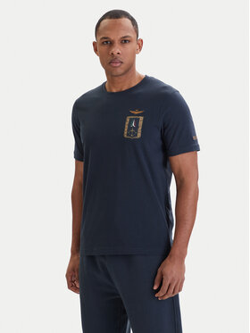 Aeronautica Militare Aeronautica Militare Camiseta 261TS2534UJ00641 Azul marino Regular Fit