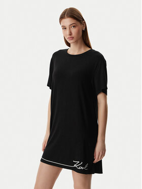 KARL LAGERFELD KARL LAGERFELD Camisón B1W45009 Negro Regular Fit