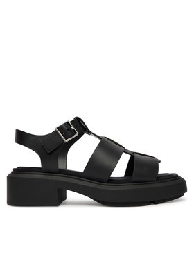 Calvin Klein Sandali Calvin Klein Chunky Sandal Fisherm Lth HW0HW02904 Črna