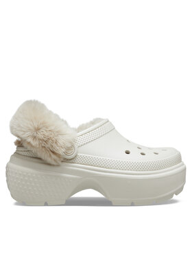Crocs Natikači Crocs Stomp Lined Clog 208547 Bež