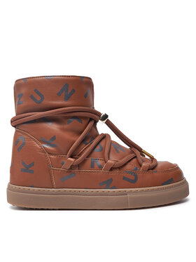 Inuikii Апрески Inuikii Full Leather Print 65202-088 Кафяв