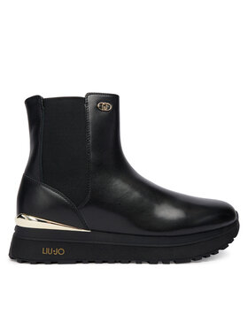 Liu Jo Kotníková obuv s elastickým prvkem Liu Jo Maxi Wonder 95 BF5001 PX241 Černá