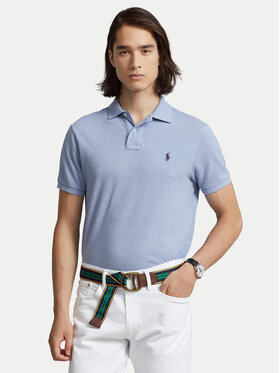 Polo Ralph Lauren Polo Ralph Lauren Поло 710666998007 Голубий Custom Slim Fit