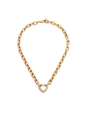 Guess Naszyjnik Guess JUBN05 015JW Złoty