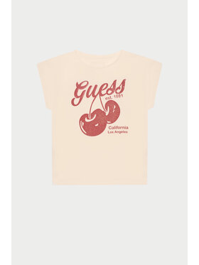 Guess Guess Футболка J5GI00 K6YW4 Рожевий Regular Fit