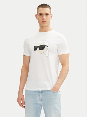 KARL LAGERFELD KARL LAGERFELD Póló 755073 552251 Fehér Regular Fit