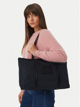 Calvin Klein Handtasche Calvin Klein Medium Tote LV04F3869G Schwarz
