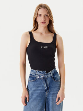 Guess Jeans Guess Jeans Топ W5YP35 KA0H1 Чорний Regular Fit