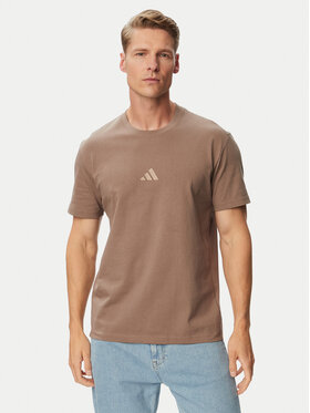 adidas adidas Camiseta Kit Small Logo KX1281 Beis Regular Fit