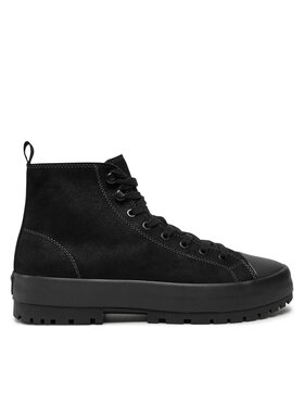 Calvin Klein Jeans Botas Calvin Klein Jeans Lugged Hybrid High Laceup Auth YM0YM01092 Negro