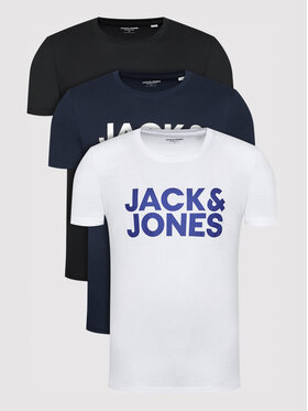 Jack & Jones Jack & Jones Комплект футболок Corp Logo 12191762 Кольоровий Regular Fit