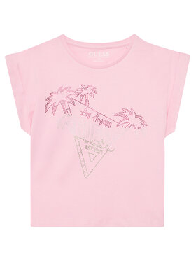 Guess Guess Футболка J5GI32 K8HM4 Рожевий Regular Fit
