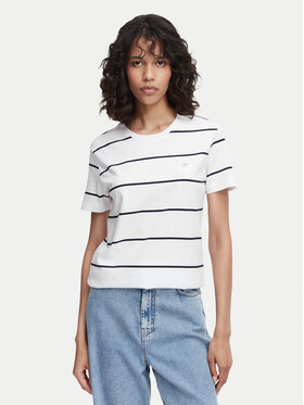 Beverly Hills Polo Club Beverly Hills Polo Club Camiseta P-SS26W-TS0162 Blanco Regular Fit