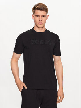 Guess Guess Футболка Z2YI11 J1314 Чорний Regular Fit