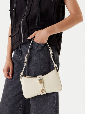 PINKO Torebka PINKO Arthemis Shoulder Mini . AI 24-25 PLTT 103512 A29V Kremowy