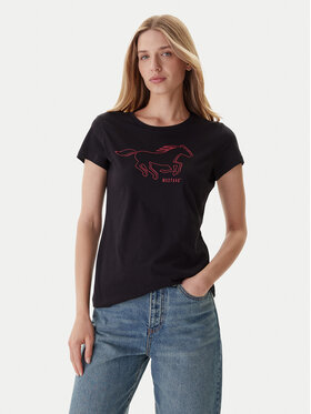 Mustang Mustang Camiseta Loa 1016753 Negro Slim Fit