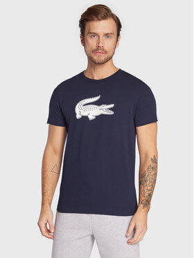 Lacoste Lacoste Футболка TH2042 Cиній Regular Fit