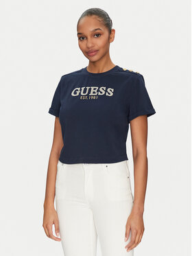 Guess Guess Футболка W5GI15 K8FQ4 Cиній Regular Fit