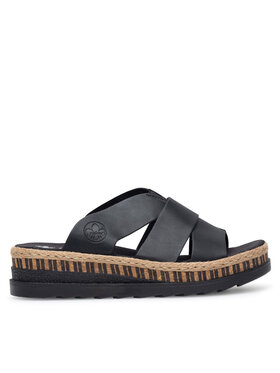 Rieker Espadrile Rieker V7989-00 Črna