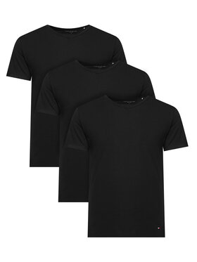 Tommy Hilfiger Tommy Hilfiger Conjunto de camisetas UM0UM03929 Negro Slim Fit