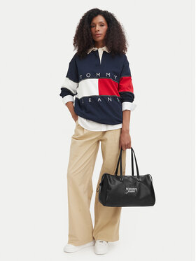 Tommy Jeans Geantă Tommy Jeans Tjw Bold Script AW0AW19054 Negru