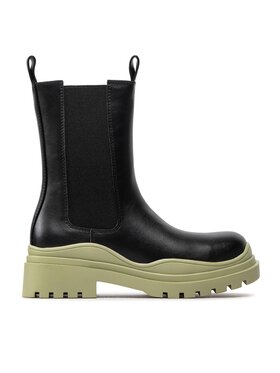 DeeZee Jātnieku stila puszābaki DeeZee ZAL90152-1 Melns