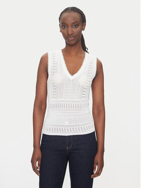 Morgan Morgan Top 242-MUSHU Blanco Slim Fit