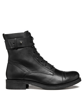 Geox Šnurovacia obuv Geox D Rawelle D466RC 0TU43 C9999 Čierna