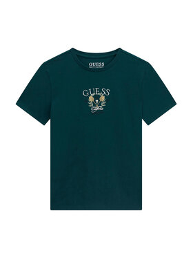 Guess Guess Camiseta L6YI25 K3764 Verde oscuro Regular Fit
