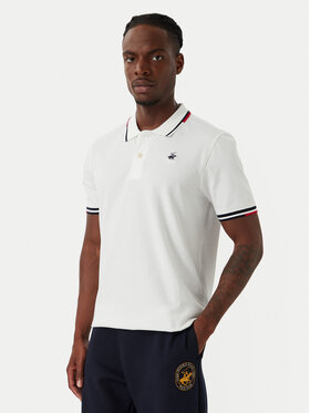 Beverly Hills Polo Club Beverly Hills Polo Club Polo P-SS26M-P2525 Blanco Regular Fit