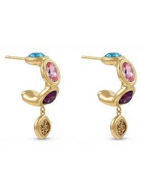 Guess Naušnice Guess JUBE05 571JW Zlatna