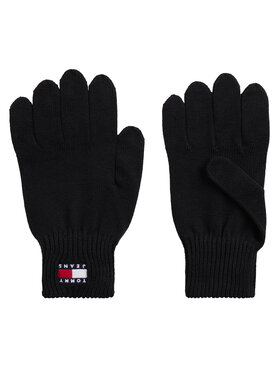 Tommy Hilfiger Vīriešu cimdi Tommy Hilfiger Heritage AM0AM13680 Melns