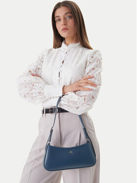 Calvin Klein Torbica Calvin Klein Ck Small Shoulder Bag LV04F3170G Tamnoplava