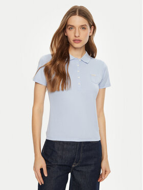 Guess Guess Поло W5RP47 KARS2 Голубий Regular Fit
