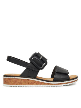 Rieker Sandále Rieker V3667-00 Čierna