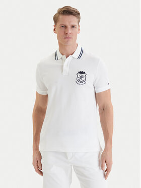 Tommy Hilfiger Tommy Hilfiger Polo Badge MW0MW43061 Blanco Regular Fit