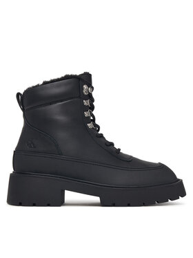 Calvin Klein Polacchine Calvin Klein Chunky Hiking Lup Boot Lth Wl Em HW0HW03204 Nero
