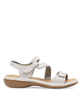 Rieker Sandály Rieker 659C7-81 Bílá