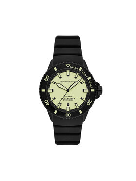 Emporio Armani Pulkstenis Emporio Armani Sea Explorer AR60085 Melns