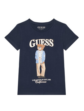 Guess Guess Camiseta J6YI08 K3710 Azul marino Regular Fit