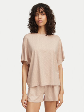 BOSS BOSS Camiseta de pijama 50561029 Beis Oversize