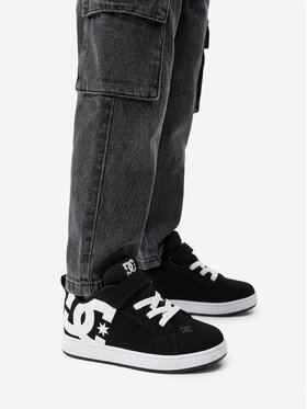 DC Shoes Снікерcи DC Shoes EO-COURT GRAFFIK ELASTIC TODDLER DC02547002 Чорний