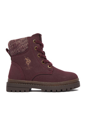 U.S. Polo Assn. Trzewiki U.S. Polo Assn. EO-VLAD001K/GYT1-BOR003 Bordowy