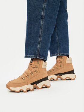 Sorel Schnürstiefeletten Sorel Kinetic™ Impact Conquest Wp Braun