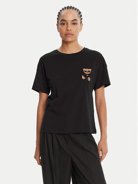 Liu Jo Liu Jo T-shirt MF5416 JS923 Nero Regular Fit