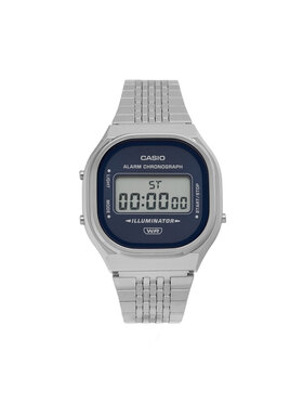 Casio Zegarek Casio Vintage A140WE-2AEF Srebrny