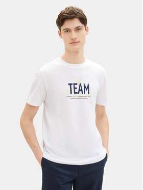 Tom Tailor Denim Tom Tailor Denim Футболка 1040838 Білий Regular Fit